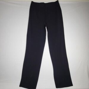 Misook Pull On Pants Acrylic Polyester Black‎ Womens Size Medium